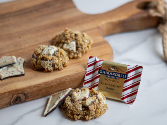 Candy Cane Lane Oatmeal Cookie